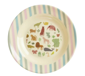 Rice Melamine Kinderbordje Sweet Jungle Rice Melamine Kinderbordje Sweet Jungle