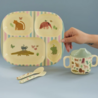 Rice Melamine Baby Cadeauset Sweet Jungle Rice Melamine Baby Cadeauset Sweet Jungle