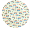 Rice Melamine Bord - Blue Cars Rice Melamine Bord - Blue Cars