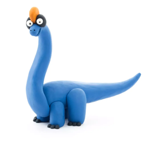 Hey Clay Interactieve Boetseerklei Brachiosaurus (3 kleuren)
