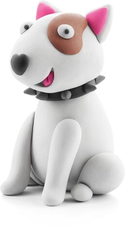 Hey Clay Interactieve Boetseerklei Bull Terrier (3 kleuren) Hey Clay Interactieve Boetseerklei Bull Terrier (3 kleuren)