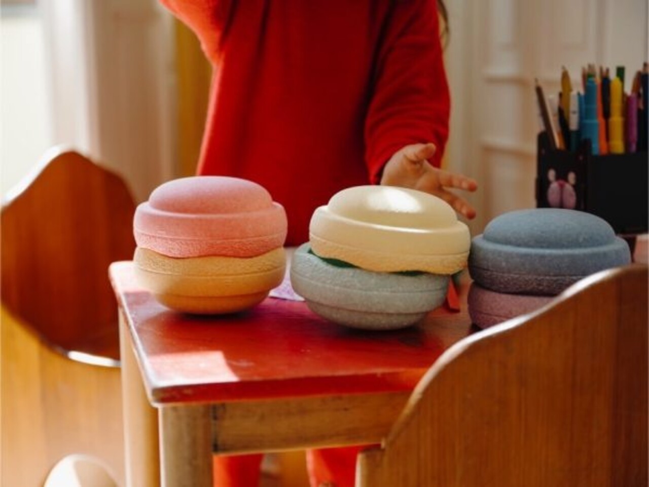 Stapelstein Original Mini Regenboog - Pastel Stapelstein Original Mini Regenboog - Pastel