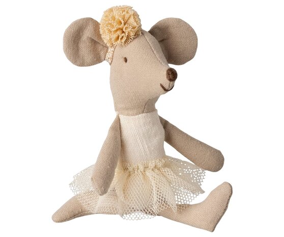 Maileg Ballerina Mouse Off White, Little sister Maileg Ballerina Mouse Off White, Little sister