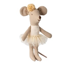 Maileg Ballerina Mouse Off White, Little sister Maileg Ballerina Mouse Off White, Little sister
