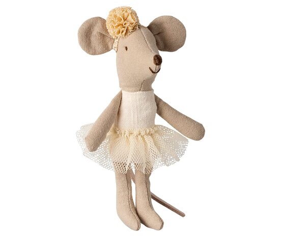 Maileg Ballerina Mouse Off White, Little sister Maileg Ballerina Mouse Off White, Little sister