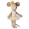 Maileg Ballerina Mouse Off White, Little sister Maileg Ballerina Mouse Off White, Little sister