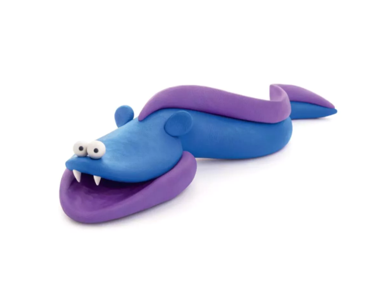 Hey Clay Interactieve Boetseerklei Ocean Anemoonvis, Discusvis, Paling (6 kleuren)
