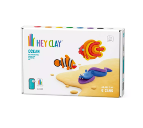Hey Clay Interactieve Boetseerklei Ocean Anemoonvis, Discusvis, Paling (6 kleuren) Hey Clay Interactieve Boetseerklei Ocean Anemoonvis, Discusvis, Paling (6 kleuren)