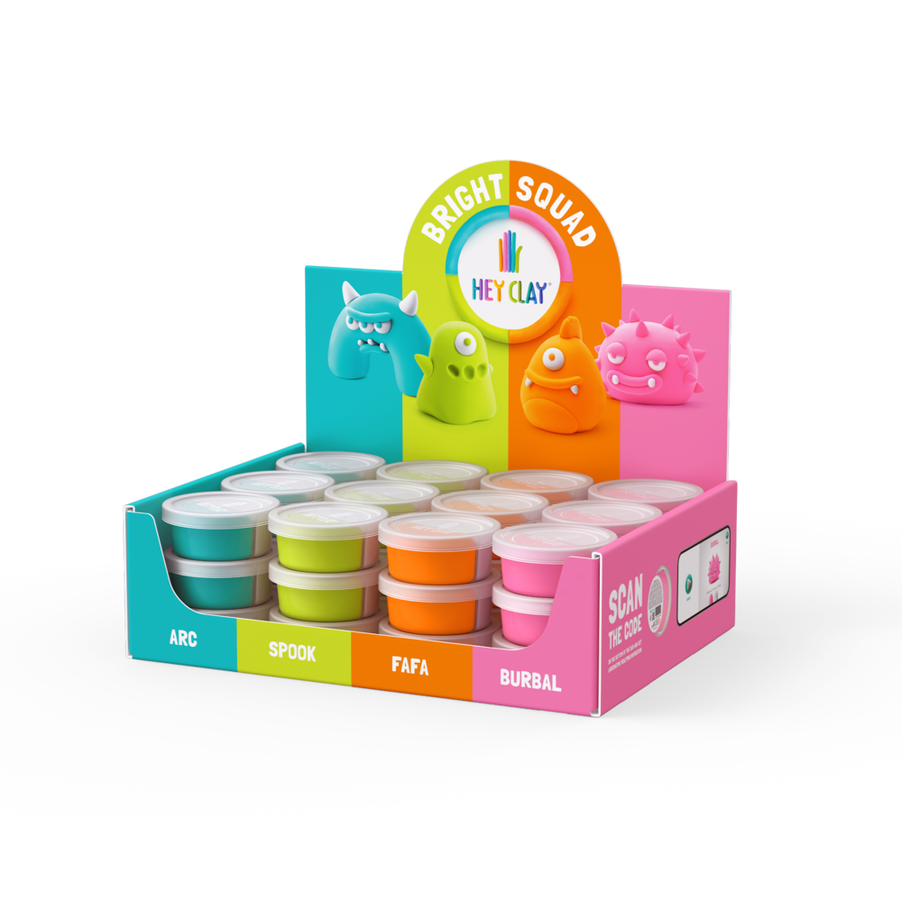 Hey Clay Interactieve Boetseerklei Bright Squad Hey Clay Interactieve Boetseerklei Bright Squad