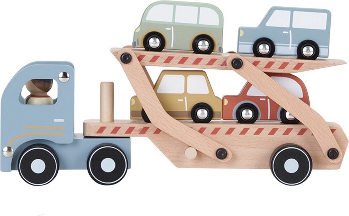 Houten Truck Transportwagen afbeelding