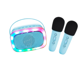 Lalarma Karaoke set 2 Microfoons Blue Lalarma Karaoke set 2 Microfoons Blue