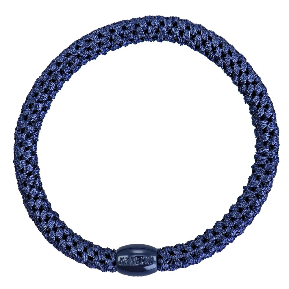 Kknekki Haarelastiekje Slim Navy Kknekki Haarelastiekje Slim Navy