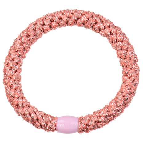 Kknekki Haarelastiekje Coral Glitter Kknekki Haarelastiekje Coral Glitter