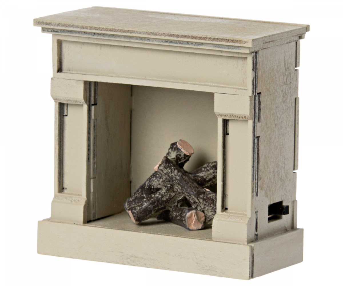 Maileg Open Haard Off White voor Muizen Maileg Open Haard Off White voor Muizen