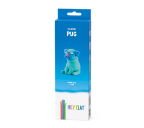 Hey Clay Interactieve Boetseerklei Pug (3 kleuren) Hey Clay Interactieve Boetseerklei Pug (3 kleuren)