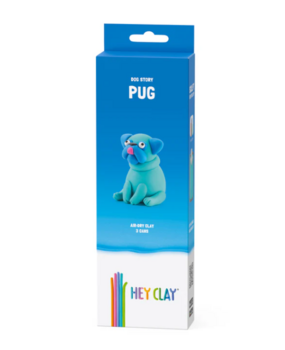 Hey Clay Interactieve Boetseerklei Pug (3 kleuren) Hey Clay Interactieve Boetseerklei Pug (3 kleuren)
