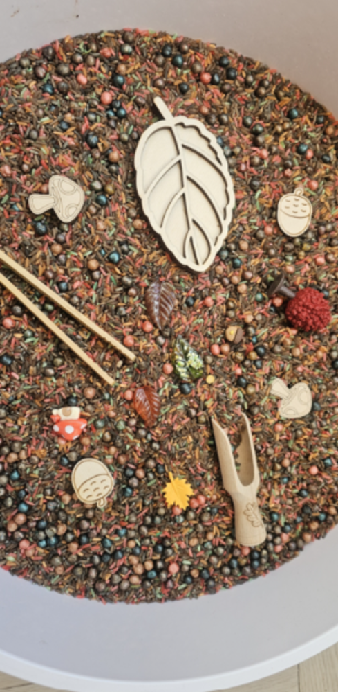 SensoryFun PourAndPlay Pot Herfst SensoryFun PourAndPlay Pot Herfst