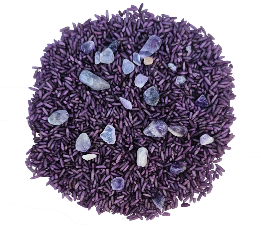 Speelrijst Shiny Stone mix - 750 gram afbeelding