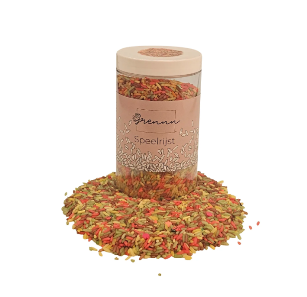 Grennn Speelrijst Autumn mix - 750 gram Grennn Speelrijst Autumn mix - 750 gram