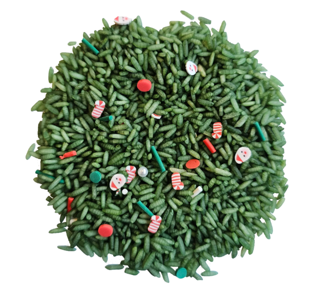 Grennn Speelrijst Santa Claus mix - 750 gram Grennn Speelrijst Santa Claus mix - 750 gram