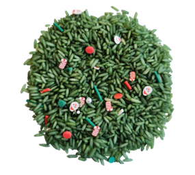 Grennn Speelrijst Santa Claus mix - 750 gram Grennn Speelrijst Santa Claus mix - 750 gram