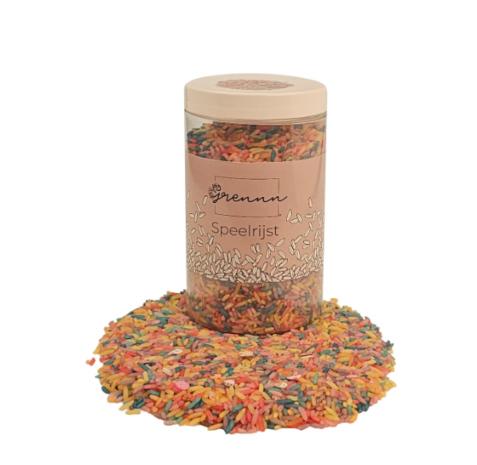 Grennn Speelrijst Candy mix - 750 gram Grennn Speelrijst Candy mix - 750 gram