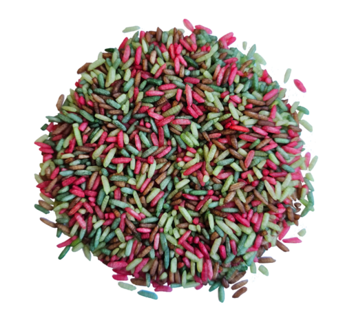 Grennn Speelrijst Bos mix - 750 gram Grennn Speelrijst Bos mix - 750 gram