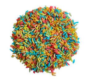 Grennn Speelrijst Regenboog mix - 750 gram Grennn Speelrijst Regenboog mix - 750 gram