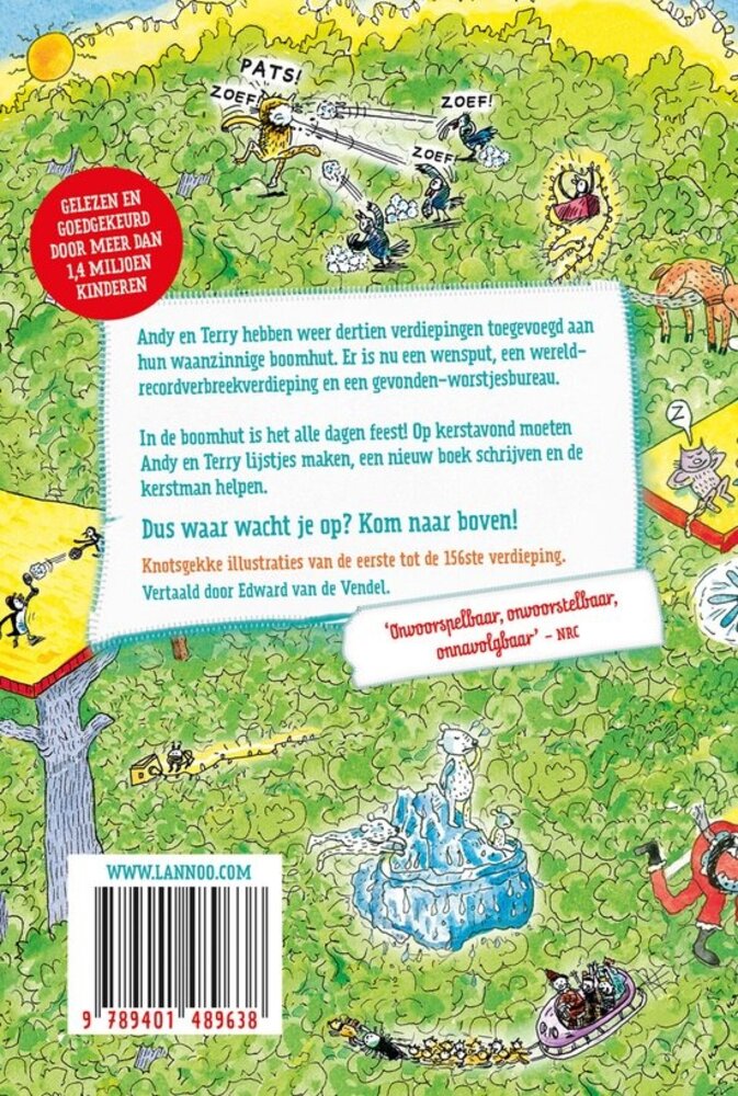 De waanzinnige boomhut van 156 verdiepingen De waanzinnige boomhut van 156 verdiepingen