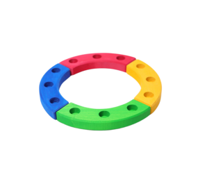 Grimm's Houten Jaarring Gekleurd