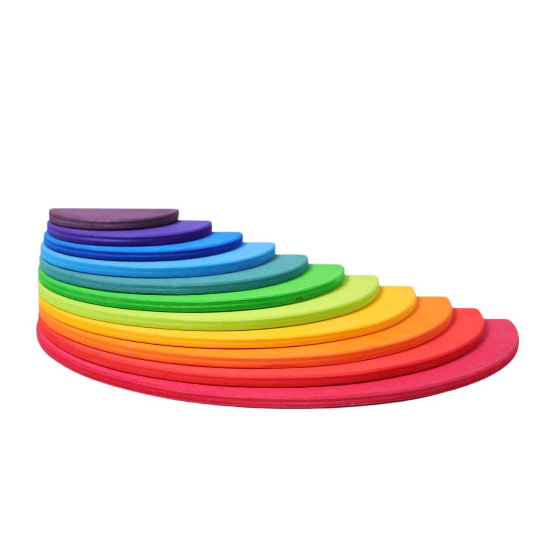 Houten Regenboog Halve Cirkels afbeelding