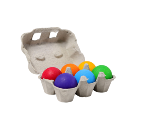 Grimm's Houten Ballen Regenboog Set van 6 Stuks Grimm's Houten Ballen Regenboog Set van 6 Stuks