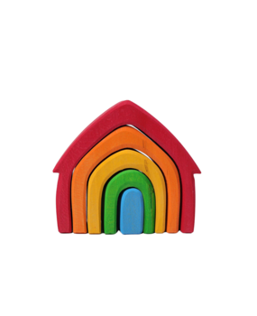 Grimm's Houten Regenboog Huisje