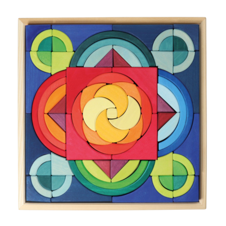 Grimm's Bouwset Bogen in Vierkanten Grimm's Bouwset Bogen in Vierkanten