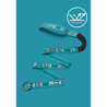 Micro Step Elastische riem Pull & Carry Aqua Micro Step Elastische riem Pull & Carry Aqua