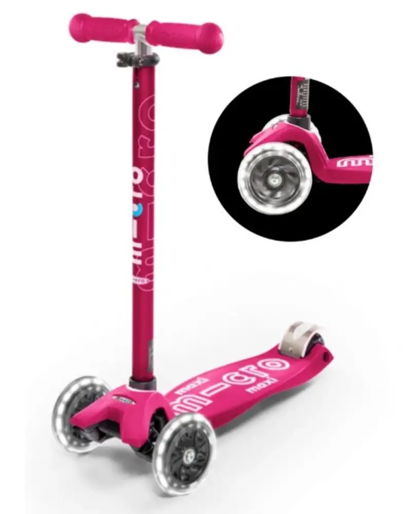 Micro Step Maxi Deluxe LED Roze Micro Step Maxi Deluxe LED Roze