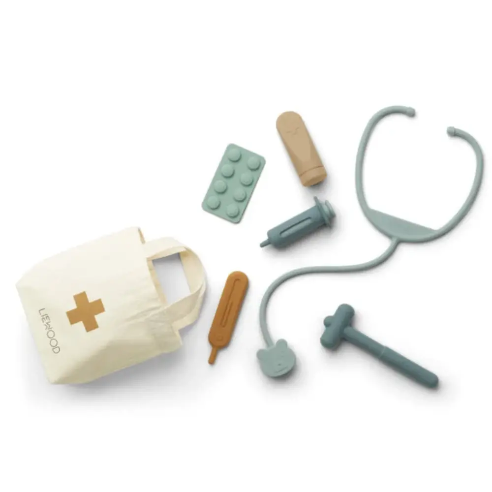 Liewood Lennart doctor set Blue Multi Mix Liewood Lennart doctor set Blue Multi Mix