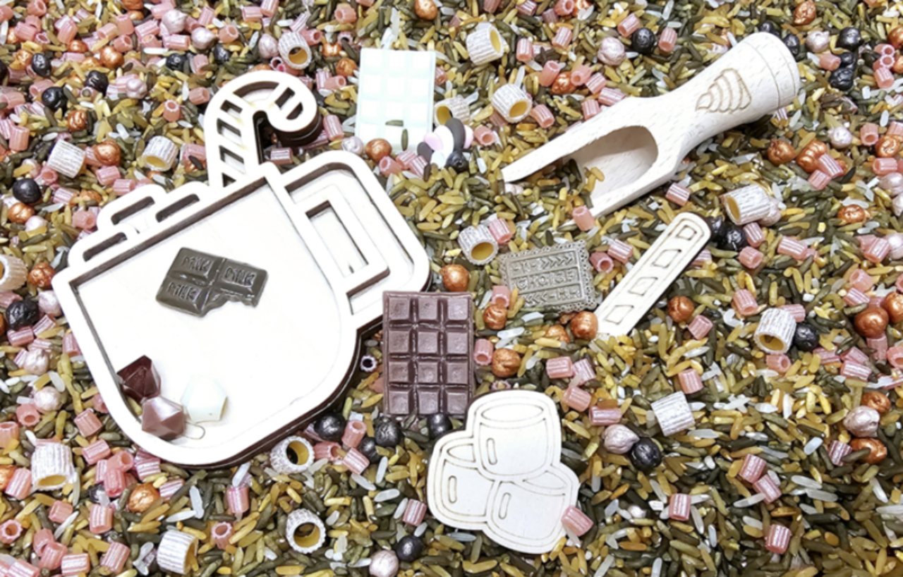 SensoryFun PourAndPlay Pot Hot Chocolate SensoryFun PourAndPlay Pot Hot Chocolate