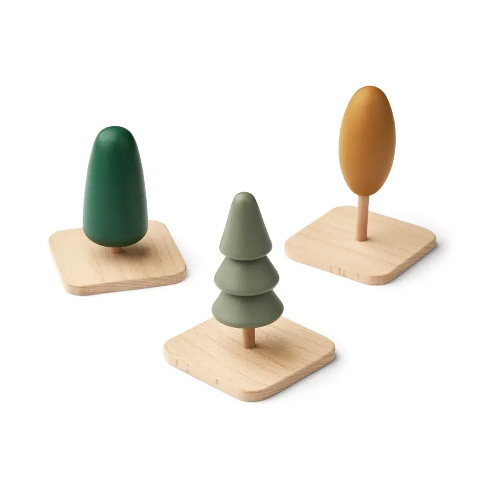 Liewood Village houten bomen 3 pack Liewood Village houten bomen 3 pack