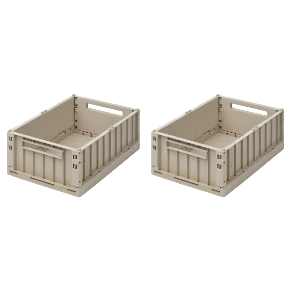 Liewood Weston krat Box M Sandy 2 pack Liewood Weston krat Box M Sandy 2 pack