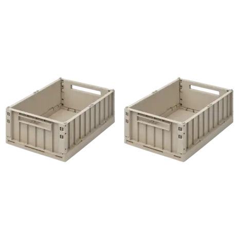 Liewood Weston krat Box M Sandy 2 pack Liewood Weston krat Box M Sandy 2 pack