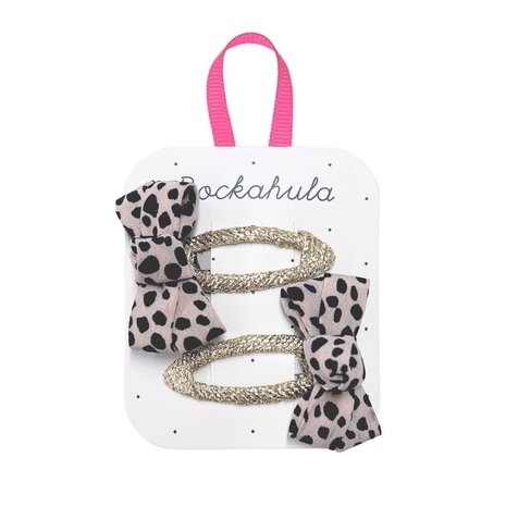 Rockahula Haarclips Leopard Love Twisty strik Rockahula Haarclips Leopard Love Twisty strik