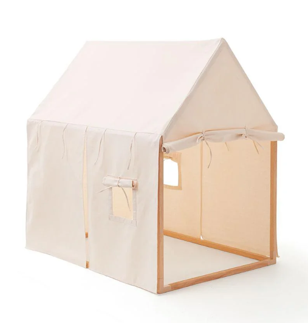 Speeltent huis met speelmat afbeelding