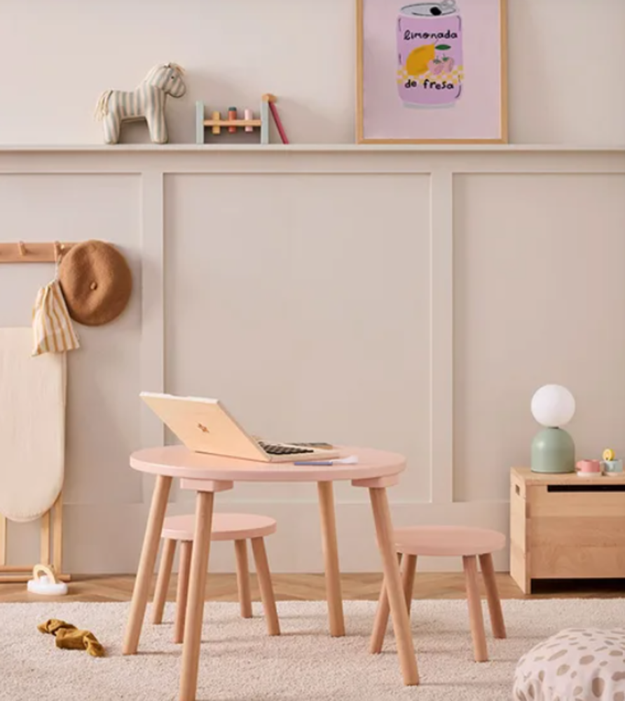 Kids Concept Stoel en tafel set Apricot Kids Concept Stoel en tafel set Apricot