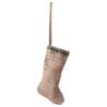 Maileg Kersthanger Stocking Oranament Checker Sand