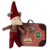 Maileg Knuffel kerst muis Baby in Suitcase Maileg Knuffel kerst muis Baby in Suitcase