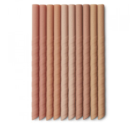 Liewood Silicone Rietjes Timoti Straw 10 pack  Dark Rose Liewood Silicone Rietjes Timoti Straw 10 pack  Dark Rose