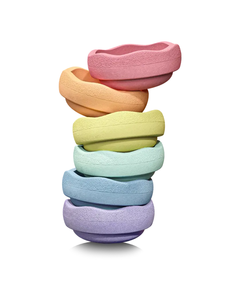 Stapelstein Original Mini Regenboog - Pastel Stapelstein Original Mini Regenboog - Pastel