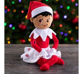 The Elf on the Shelf Huggable Knuffel Meisje 80 cm Bruine Ogen The Elf on the Shelf Huggable Knuffel Meisje 80 cm Bruine Ogen