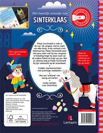 Zaklampboek - Het heerlijk avondje van Sinterklaas en Piet Zaklampboek - Het heerlijk avondje van Sinterklaas en Piet